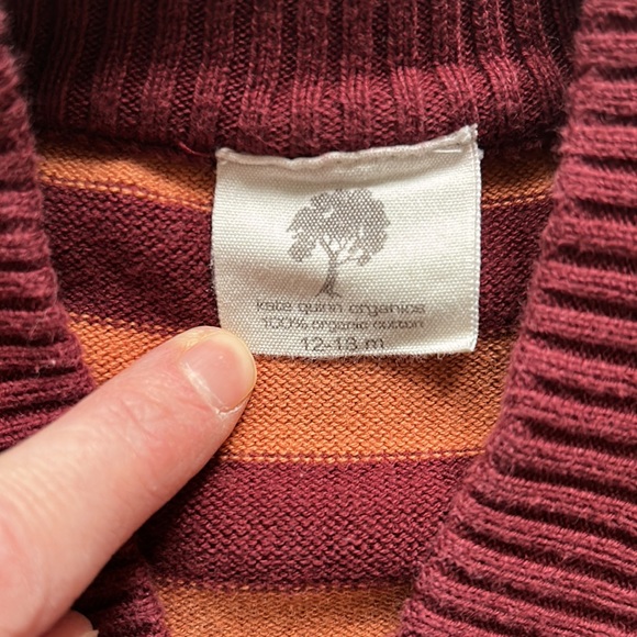 kate quinn organics striped cardigan 12-18m - Picture 2 of 3